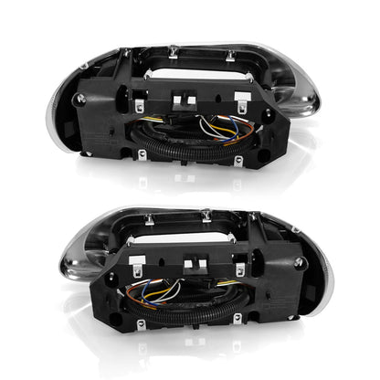 International 5900/9200/9400 LED Projector Headlights Pair – High/Low Beam