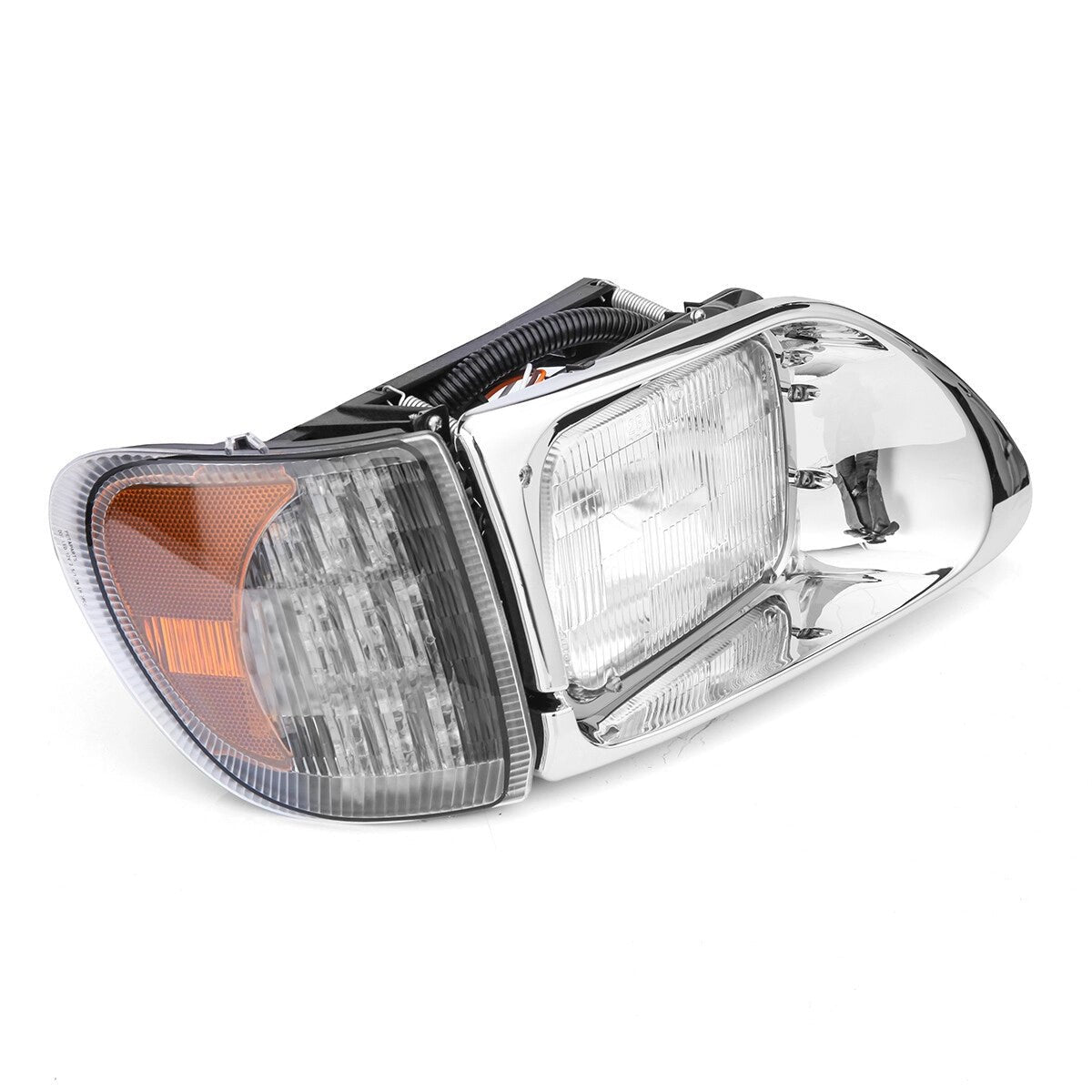 International 5900/9200/9400 LED Projector Headlights Pair – High/Low Beam