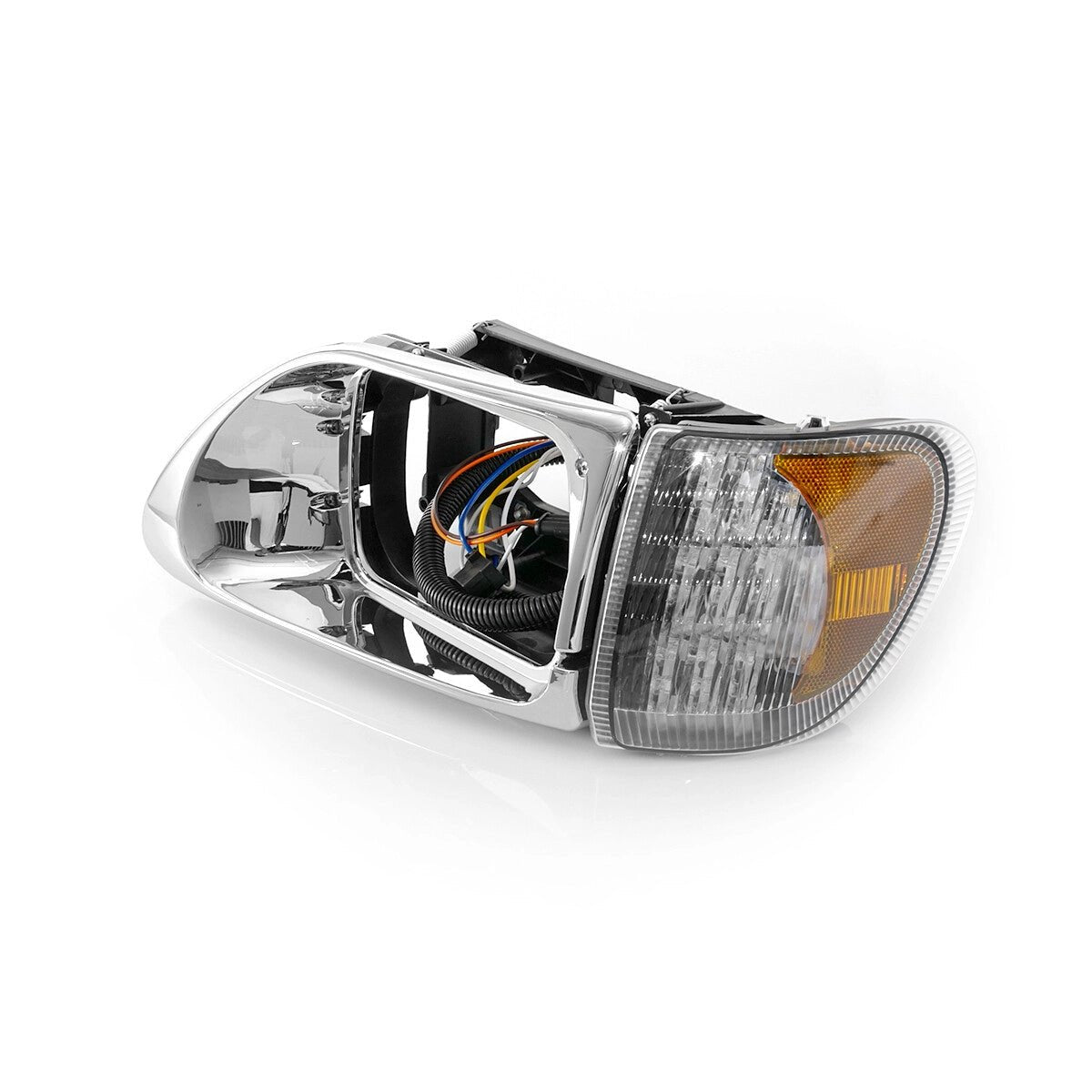 International 5900/9200/9400 LED Projector Headlights Pair – High/Low Beam