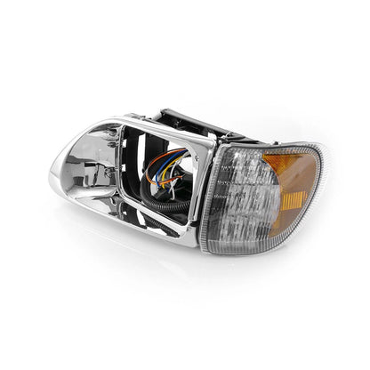 International 5900/9200/9400 LED Projector Headlights Pair – High/Low Beam