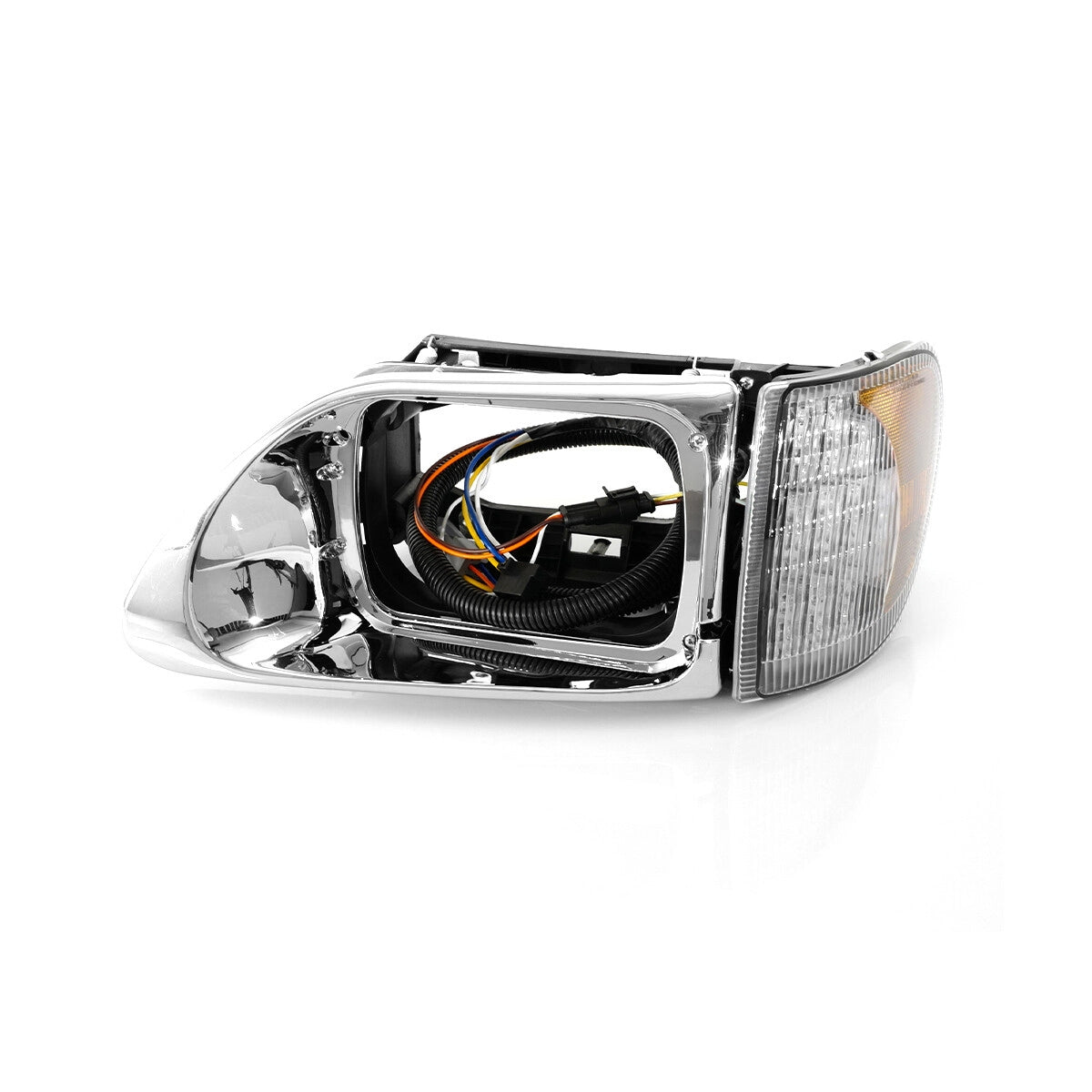 International 5900/9200/9400 LED Projector Headlights Pair – High/Low Beam