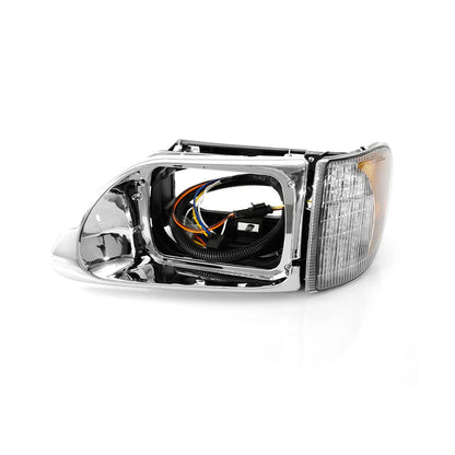 International 5900/9200/9400 LED Projector Headlights Pair – High/Low Beam