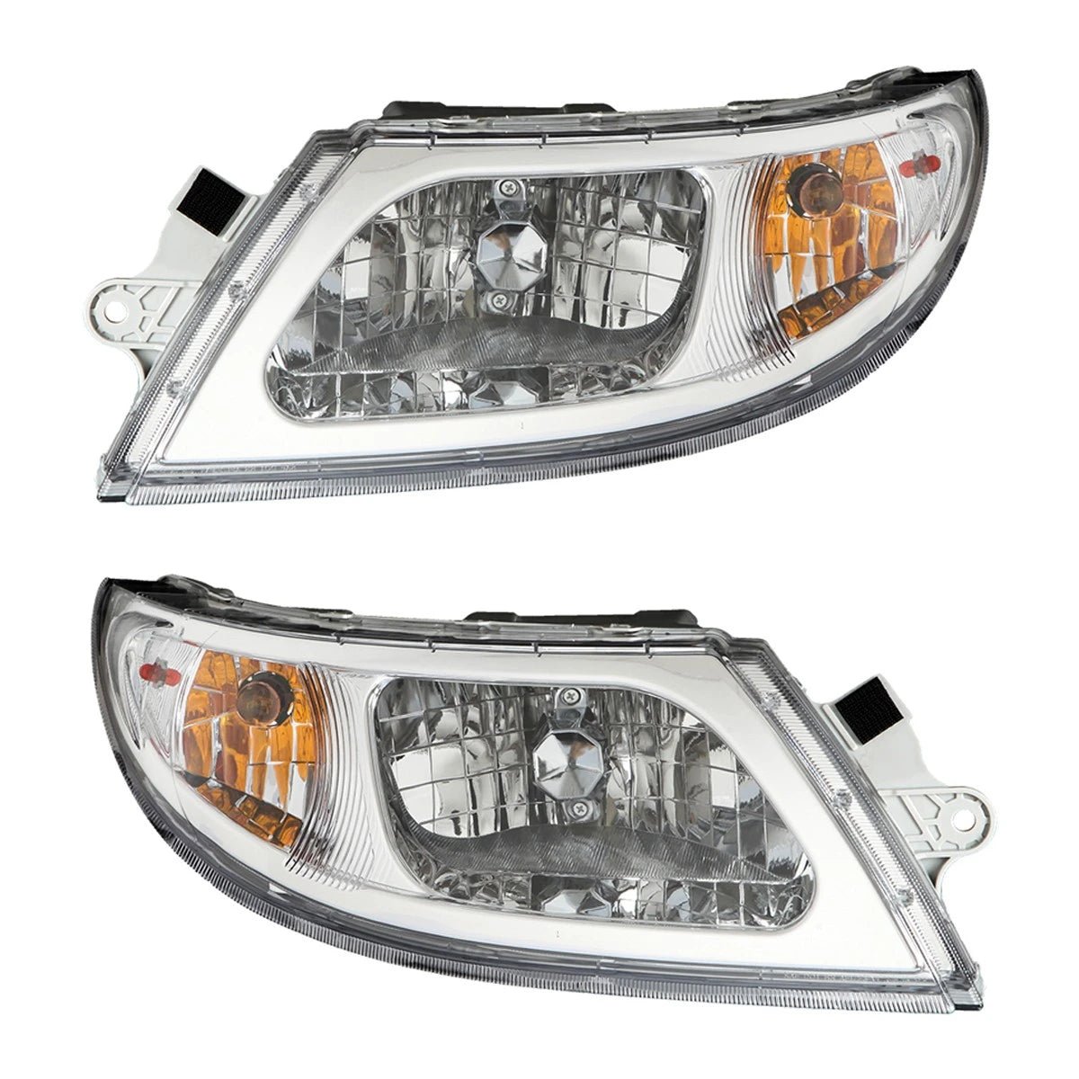 International Harvester 3200–8600 LED Headlight Assembly (2002–2018) - RoadWest Truck Parts - B0B4J7TYYB - High Soar