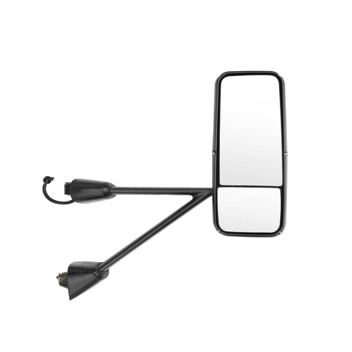 Kenworth T170–T800 Door Mirror – Power Heated, Chrome/Black