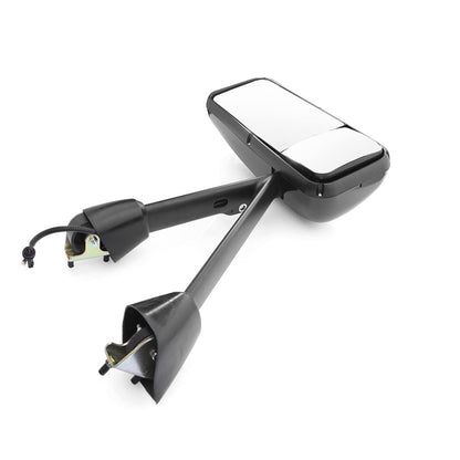 Kenworth T170–T800 Door Mirror – Power Heated, Chrome/Black
