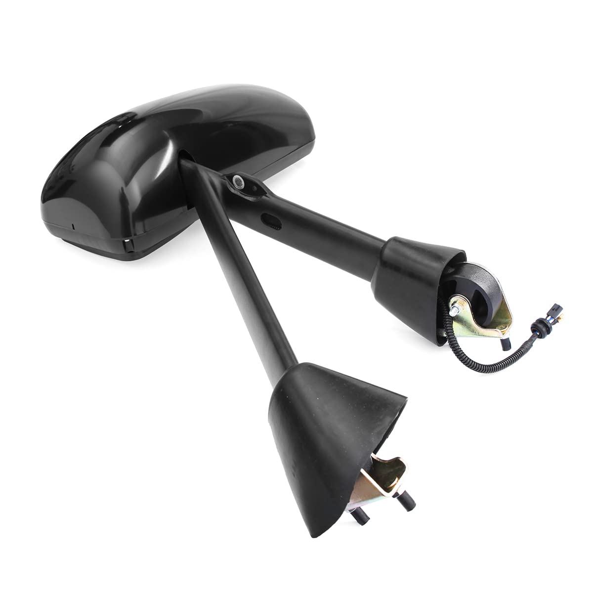 Kenworth T170–T800 Door Mirror – Power Heated, Chrome/Black