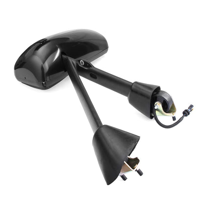 Kenworth T170–T800 Door Mirror – Power Heated, Chrome/Black