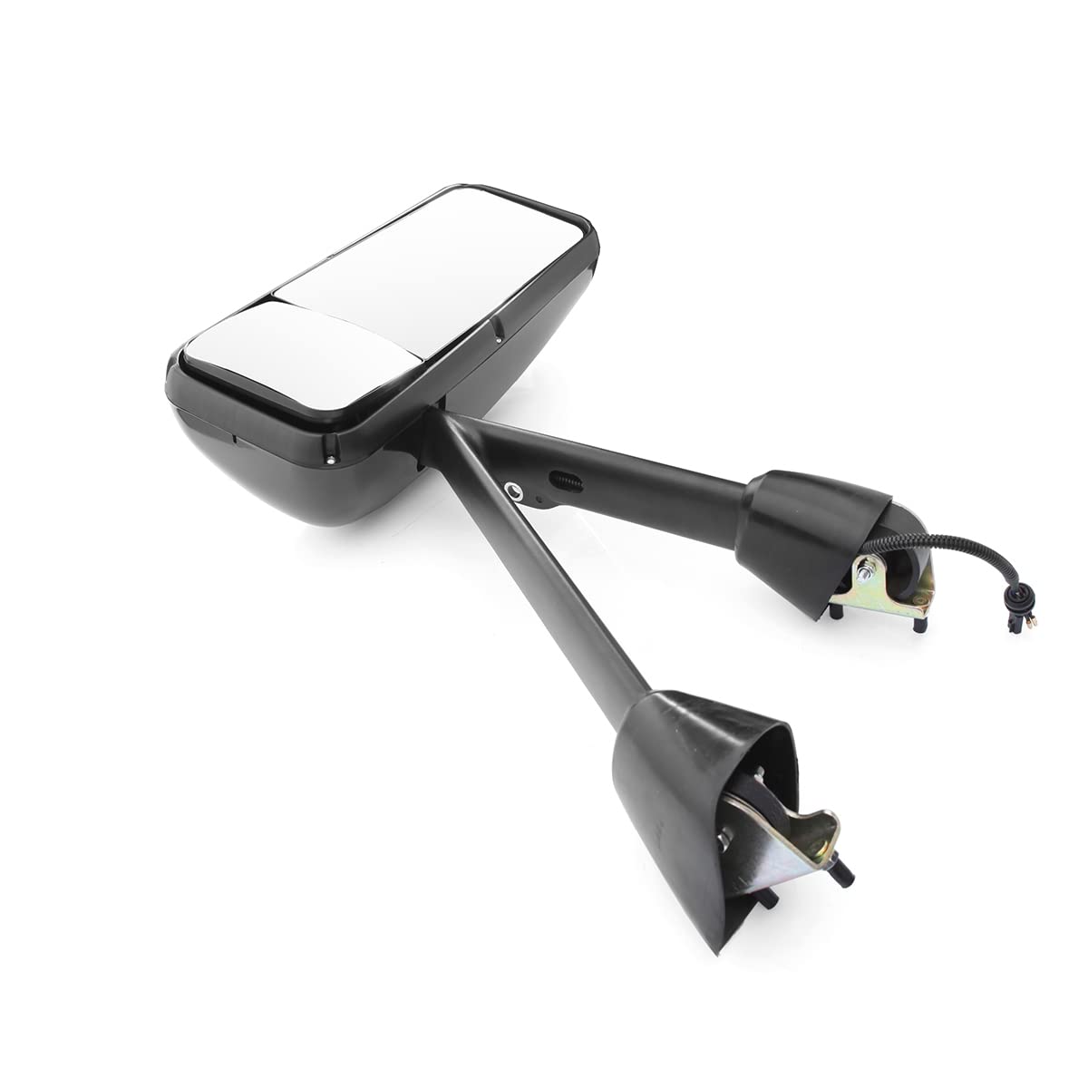 Kenworth T170–T800 Door Mirror – Power Heated, Chrome/Black