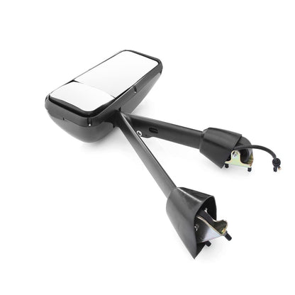 Kenworth T170–T800 Door Mirror – Power Heated, Chrome/Black