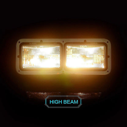 Kenworth T600/T800/W900L/W900B Halogen Headlights Pair – DOT Approved (4×6)