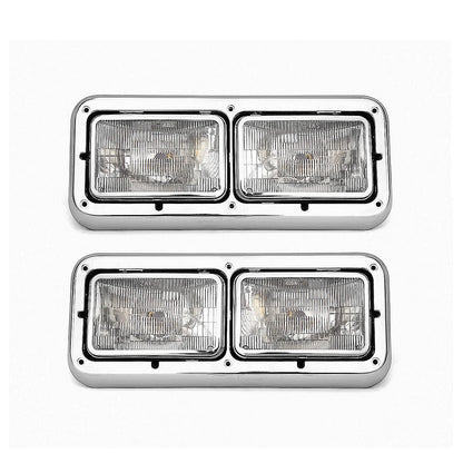 Kenworth T600/T800/W900L/W900B Halogen Headlights Pair – DOT Approved (4×6)