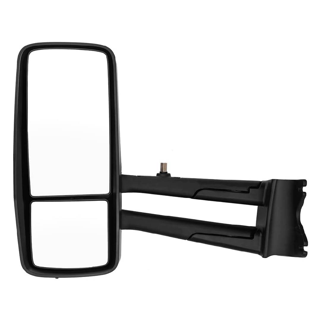 Heated Power Door Mirrors w/ Arm for Kenworth T680/T880 – Black (A Pair)