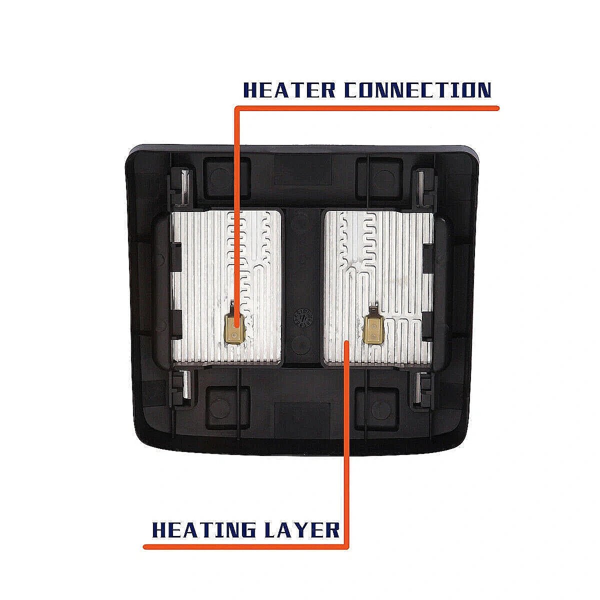 Kenworth T680/T880/W990 Heated Mirror Glass (2013–2019) – Convex Wide-Angle