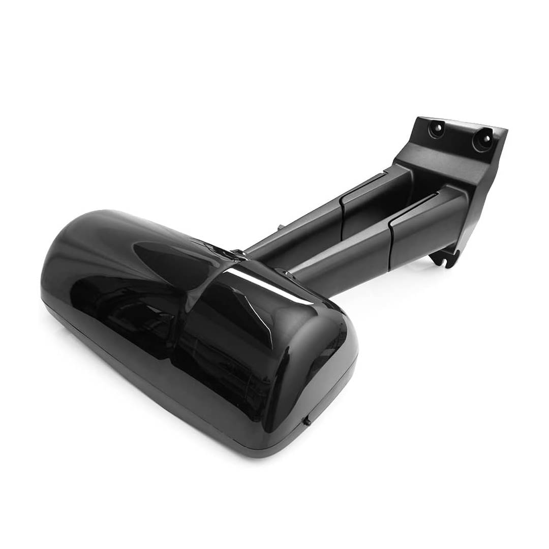 Heated Power Door Mirrors w/ Arm for Kenworth T680/T880 – Black (A Pair)