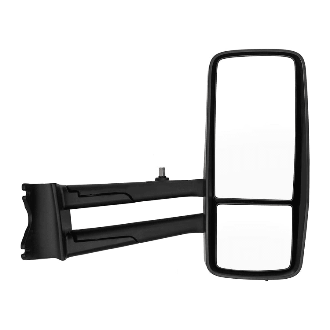 Heated Power Door Mirrors w/ Arm for Kenworth T680/T880 – Black (A Pair)