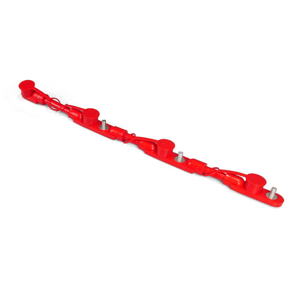 Negative Battery Cable Harness – 14" Overmolded Multi-Battery (2/3/4 Battery, Red/Black)
