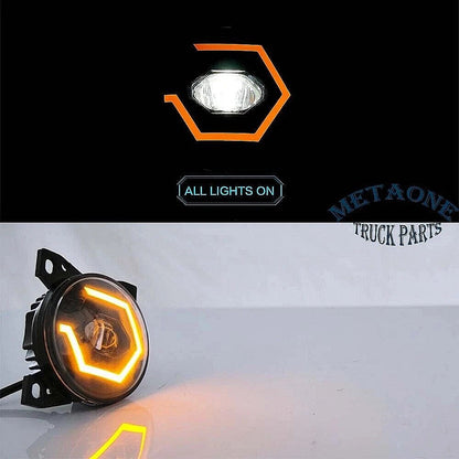 Peterbilt 579/587 Front Fog Lights Pair w/ Bulbs – Waterproof