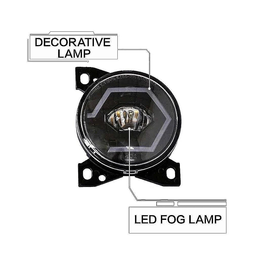 Peterbilt 579/587 Front Fog Lights Pair w/ Bulbs – Waterproof