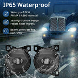 Peterbilt 579/587 Front Fog Lights Pair w/ Bulbs – Waterproof