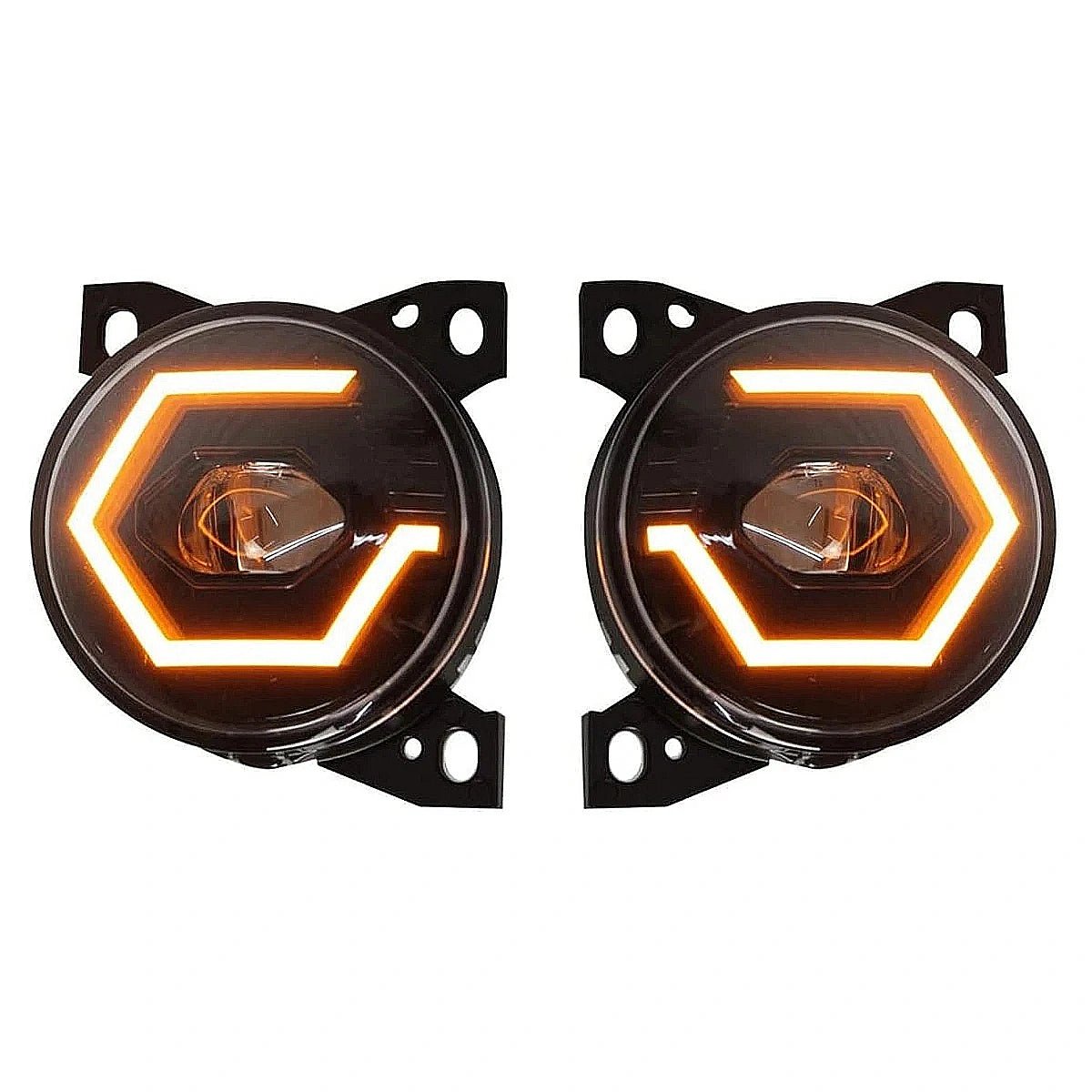 Peterbilt 579/587 Front Fog Lights Pair w/ Bulbs – Waterproof