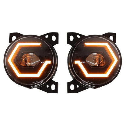 Peterbilt 579/587 Front Fog Lights Pair w/ Bulbs – Waterproof