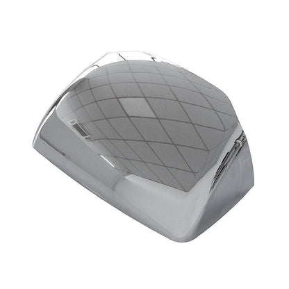 For Peterbilt 579/587 Hood Mirror Covers Pair (2010–2021) – Chrome