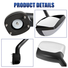 Peterbilt 579/587 Hood Mirror Pair w/ Arms (2010–2017) – Chrome, Convex (Driver & Passenger)