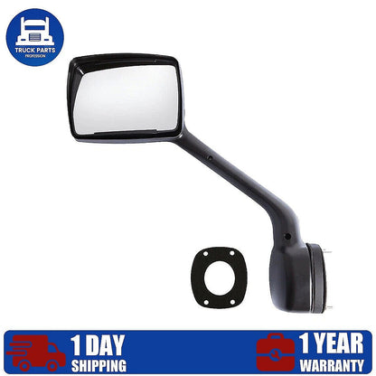 Peterbilt 579/587 Hood Mirror w/ Arm – Black (2010–2017)