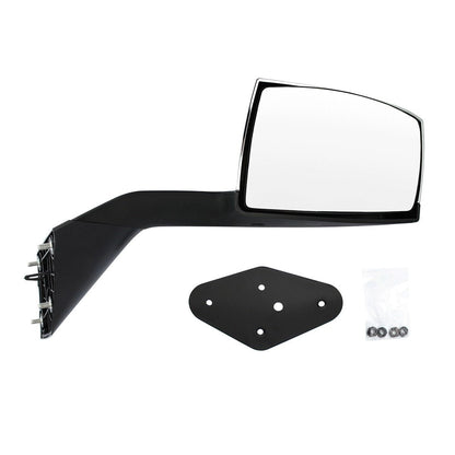 Volvo VNL Chrome Hood Mirrors w/ Arms (2004–2014) – Hood Mount