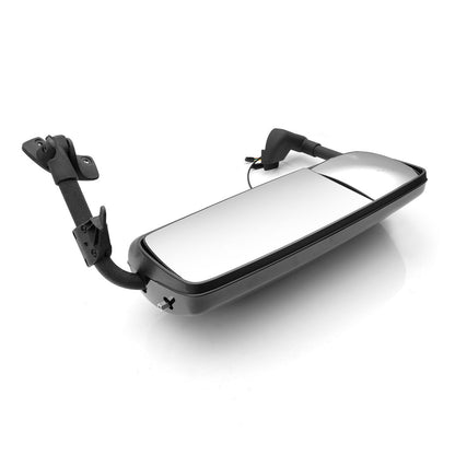 For Volvo VNL Door Mirror Assembly – Black Heated Power w/ LED Turn Signal (2004–2017)