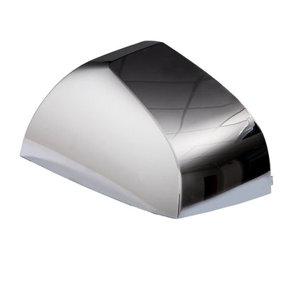 Volvo VN/VNL/VNM Hood Mirror Covers Pair (2004–2017) – Chrome / Black