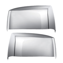 Volvo VN/VNL/VNM Hood Mirror Covers Pair (2004–2017) – Chrome / Black