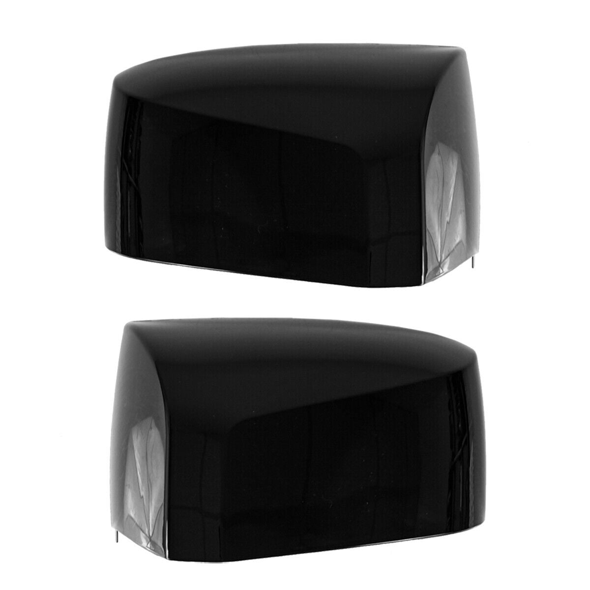 Volvo VN/VNL/VNM Hood Mirror Covers Pair (2004–2017) – Chrome / Black