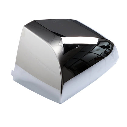 Volvo VN/VNL/VNM Hood Mirror Covers Pair (2004–2017) – Chrome / Black