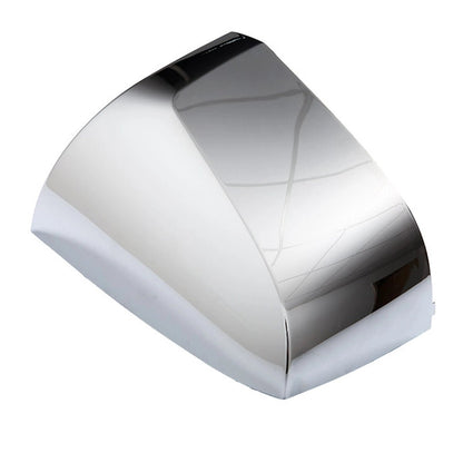 Volvo VN/VNL/VNM Hood Mirror Covers Pair (2004–2017) – Chrome / Black