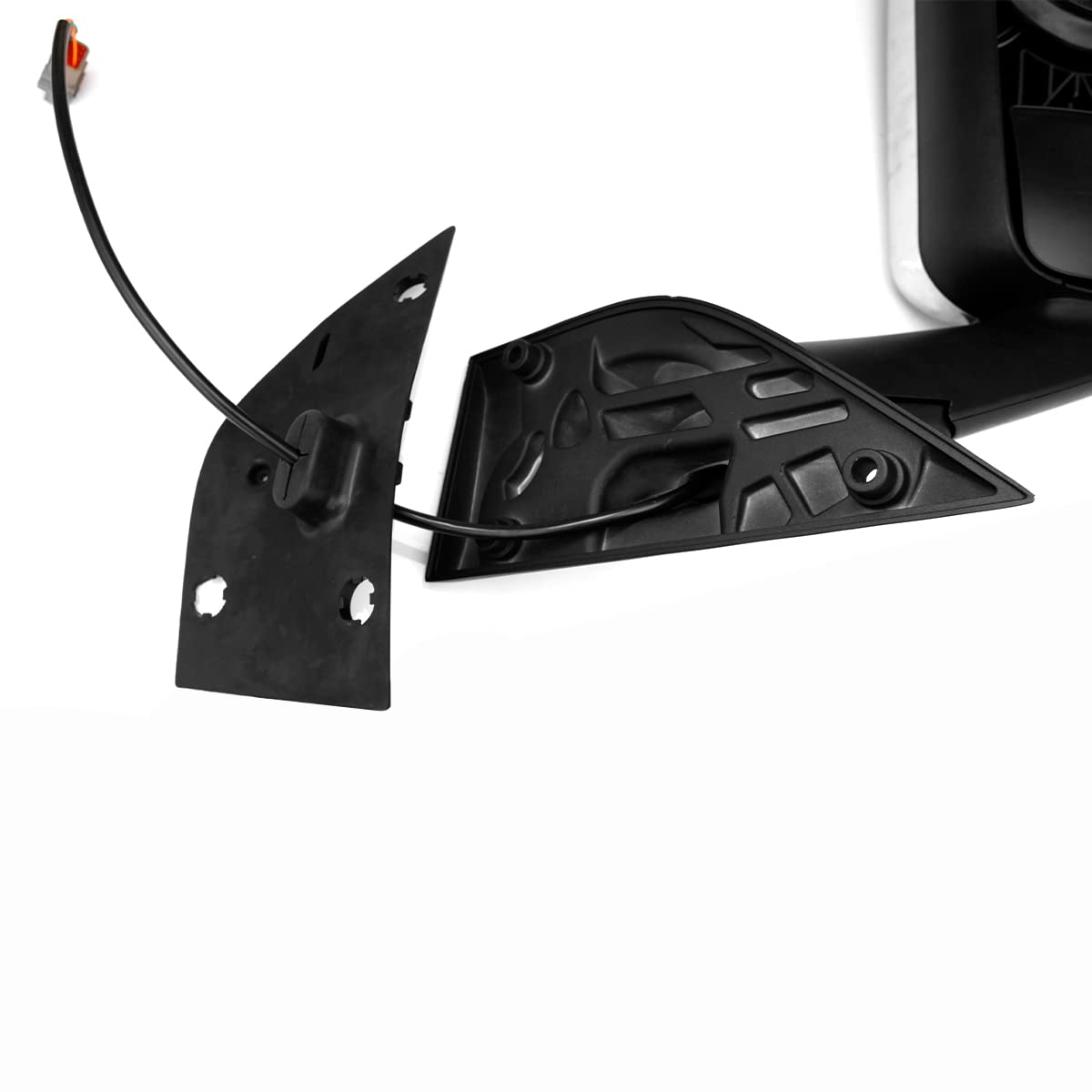 Black Heated Power Door Mirror for Freightliner Cascadia 2018+ - RoadWest Truck Parts - B09WTW7ZL6 - High Soar
