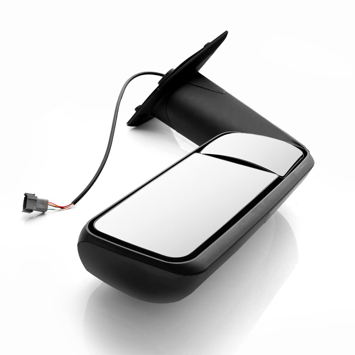 Black Heated Power Door Mirror for Freightliner Cascadia 2018+ - RoadWest Truck Parts - B09WTW7ZL6 - High Soar