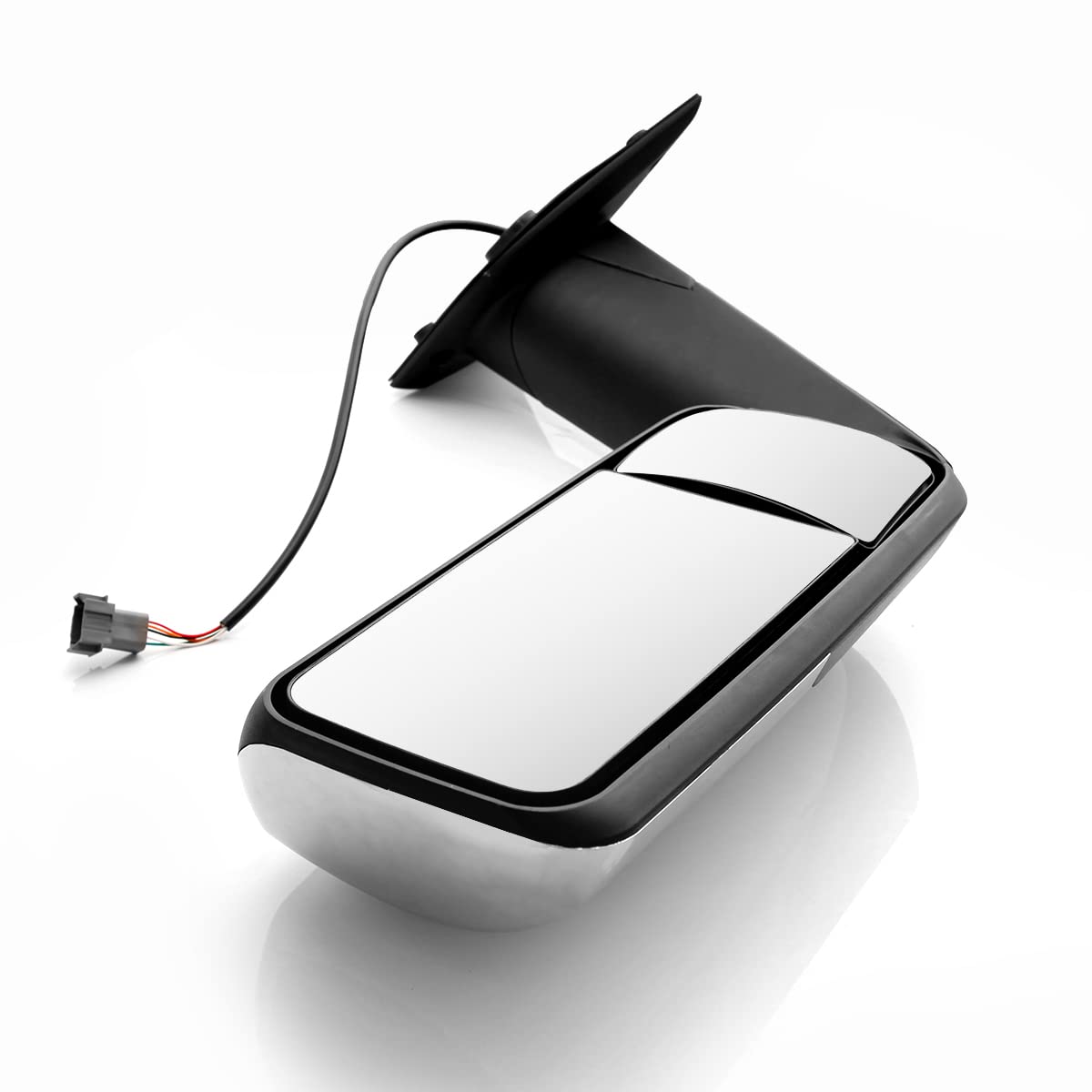 Black Heated Power Door Mirror for Freightliner Cascadia 2018+ - RoadWest Truck Parts - B09WTW7ZL6 - High Soar