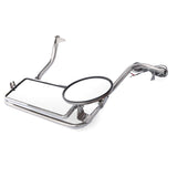 Chrome Heated Door Mirror Assembly for Peterbilt 325 - 389 Trucks - RoadWest Truck Parts - MZ-3801-L - High Soar