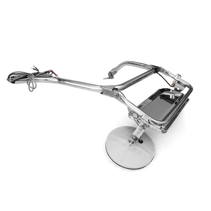 Chrome Heated Door Mirror Assembly for Peterbilt 325 - 389 Trucks - RoadWest Truck Parts - MZ-3801-L - High Soar