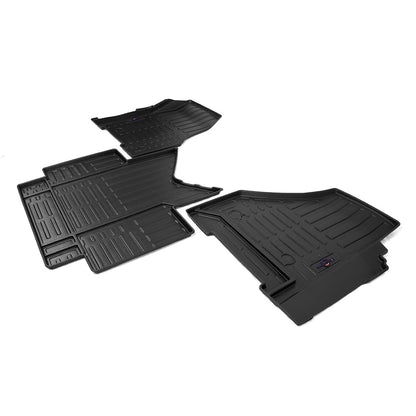 Freightliner Cascadia 116/126 Floor Mats (2018–2021) – All - Weather TPV (Front + Center Set) - RoadWest Truck Parts - MZ-86305 - High Soar