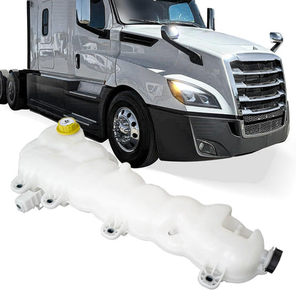 Freightliner Cascadia Coolant Reservoir / Overflow Tank 12.8L (2018–2022) – 603 - 1316, Replaces A0532836000 - RoadWest Truck Parts - B09WK8F31D - High Soar