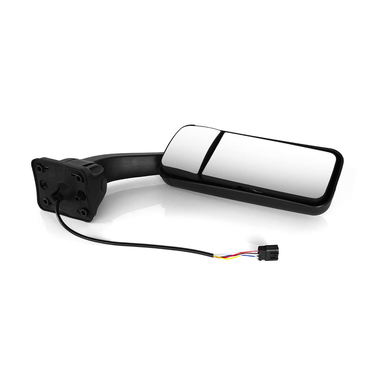 Freightliner Cascadia Door Mirror – Chrome (2008–2016) (RH Passenger) - RoadWest Truck Parts - MZ-8701B-R - High Soar