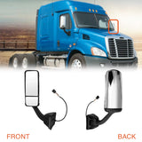 Freightliner Cascadia Door Mirror – Chrome (2008–2016) (RH Passenger) - RoadWest Truck Parts - MZ-8701B-R - High Soar