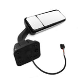 Freightliner Cascadia Door Mirror – Chrome (2008–2016) (RH Passenger) - RoadWest Truck Parts - MZ-8701B-R - High Soar