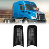 Freightliner Cascadia Door Mirror Covers Pair – Black (2008–2015) - RoadWest Truck Parts - B09WTX1XDJ - High Soar