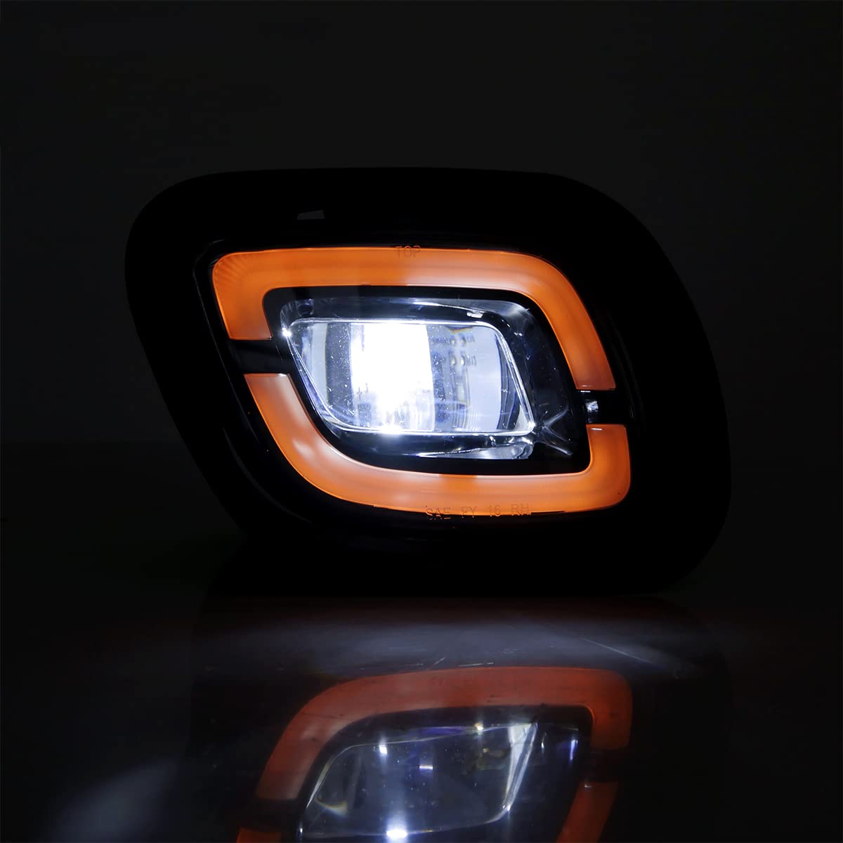 Freightliner Cascadia Front Fog Light Pair (2008–2017) – LED / Halogen - RoadWest Truck Parts - B09WTKJR8S - High Soar