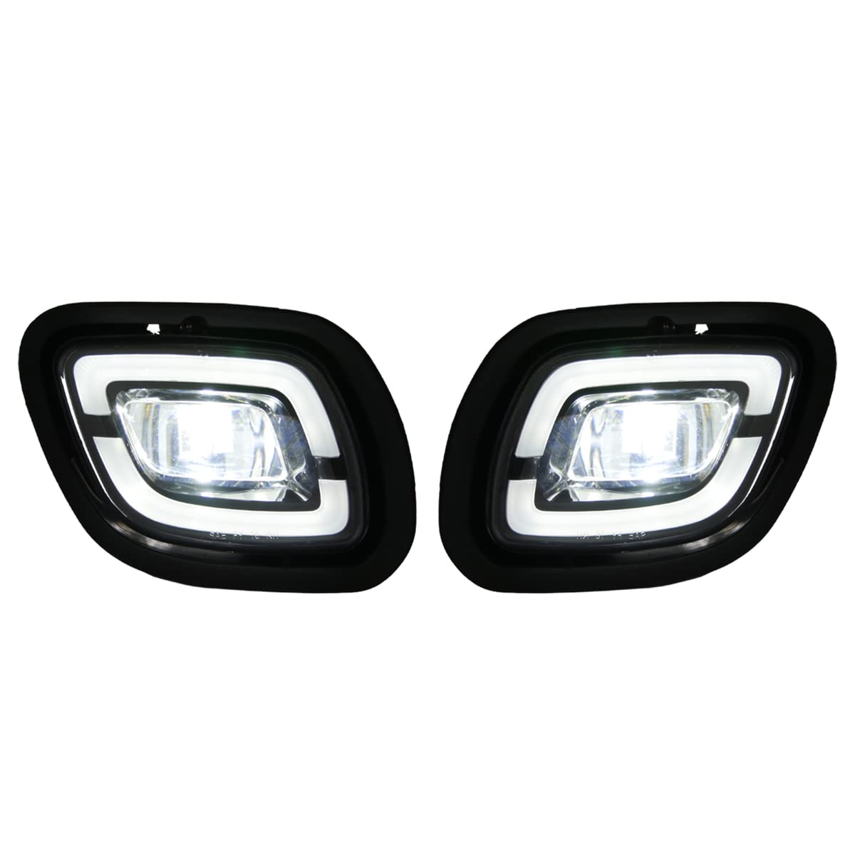 Freightliner Cascadia Front Fog Light Pair (2008–2017) – LED / Halogen - RoadWest Truck Parts - B09WTKJR8S - High Soar