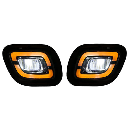 Freightliner Cascadia Front Fog Light Pair (2008–2017) – LED / Halogen - RoadWest Truck Parts - B09WTKJR8S - High Soar