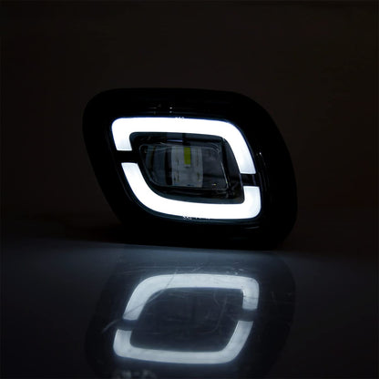 Freightliner Cascadia Front Fog Light Pair (2008–2017) – LED / Halogen - RoadWest Truck Parts - B09WTKJR8S - High Soar